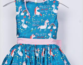 Abito con gonna arricciata Personalizzato