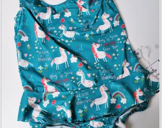 Costume-Intero PRONTA CONSEGNA Unicorni Base Verde