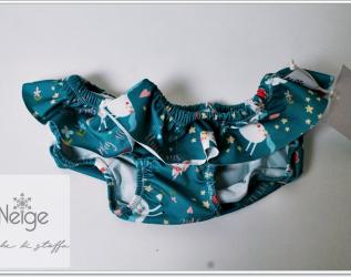 Costume-Mutandina PRONTA CONSEGNA Unicorni Base Verde