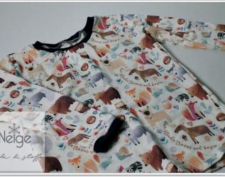 Maglia PRONTA CONSEGNA Animali del Bosco