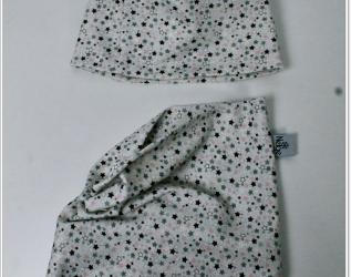 Set Cappello e Collo Stelline doppio Jersey