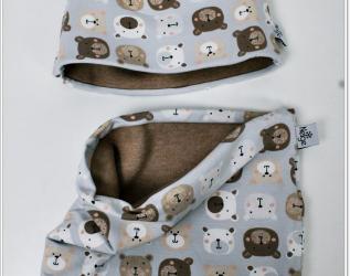 Set Cappello e Collo Orsetti e Felpa