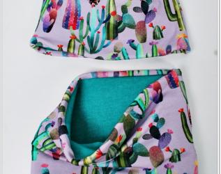 Set Cappello e Collo Cactus e Felpa