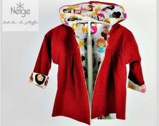 Cappottino Autunnale PRONTA CONSEGNA Rosso Fatine