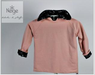 Felpa Doubleface Nera e Rosa Pronta Consegna