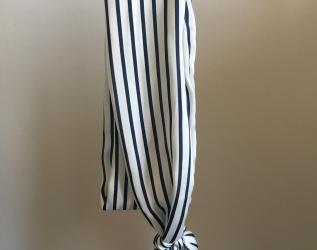 Fascia bianca a righe