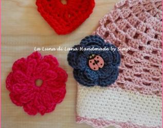 cappello a uncinetto traforato estivo per bambina bambina 
