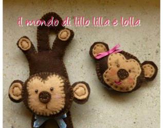 scimmietta divertente