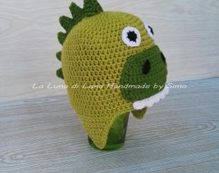 Cappello per bambino o neonato a forma di dinosauro