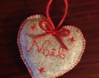 decorazion cuore natale