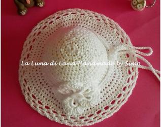 Cappellino estivo ad uncinetto Cappello da sole