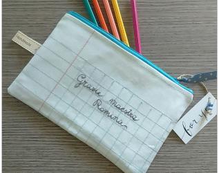 Astuccio Grazie Maestra quaderno 