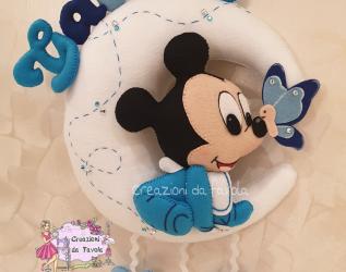 Fiocco nascita topolino