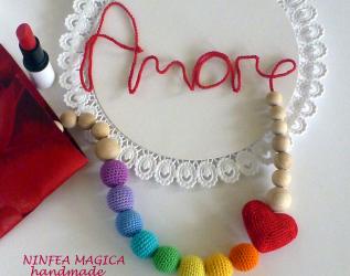 Collana da allattamento con cuore
