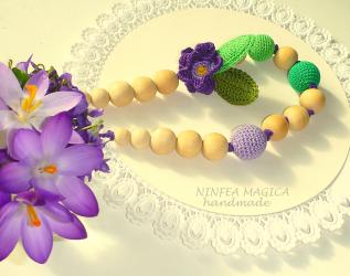 Collana da allattamento con il fiore