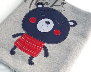 coperta orsetto blu