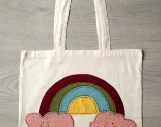 Rainbow shopper/tote bag