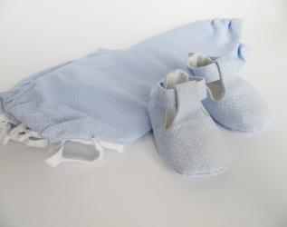 Completino bebè pantaloni e scarpine