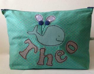 Porta pannolini personalizzabile, astuccio porta tutto per bambini e neonati