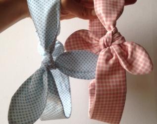 Fasce per capelli fatte a mano per bambine da tre anni in su e per le loro mamme,  morbido cotone, tanto amore, tutti pronti per l'estate