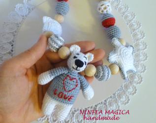 Collana da allattamento, accessore per la mamma, giocattolo per il bambino