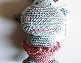 Gina_ ippopotamo amigurumi peluche per bambini e neonati