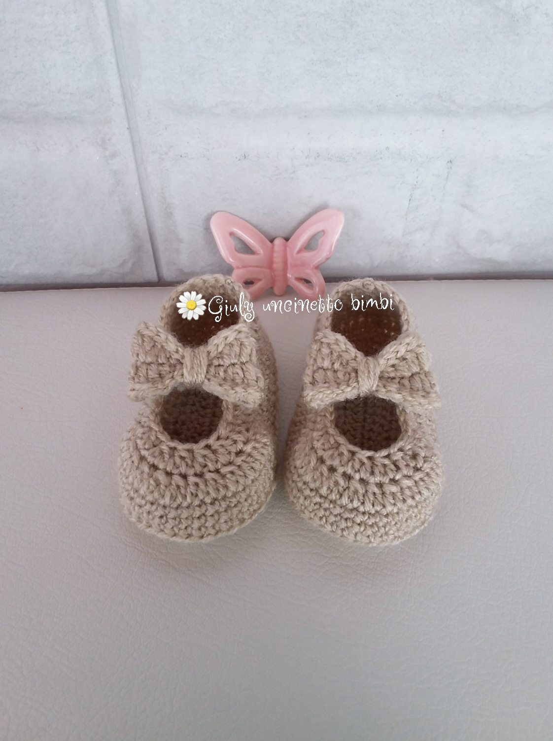 Scarpette ballerina hotsell uncinetto