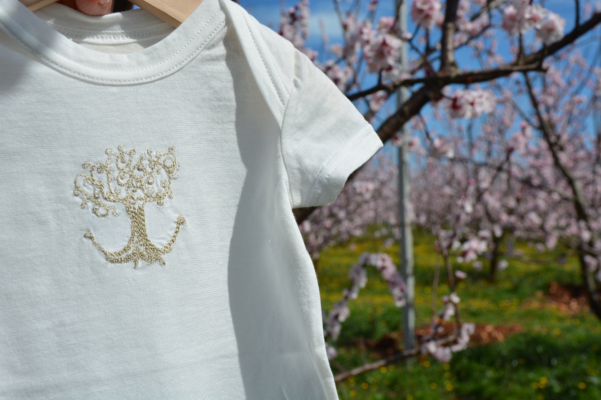 Cotone Organico Tutina Bianca Corta Body Bambino A Manica Corta