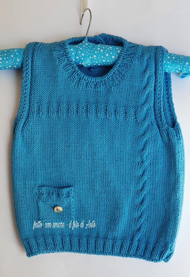Maglie per bambini fatte a mano discount
