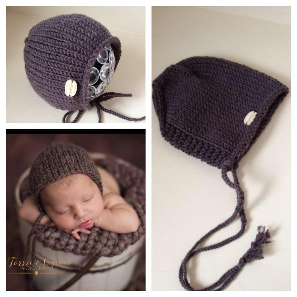 Cuffia neonati in lana merino