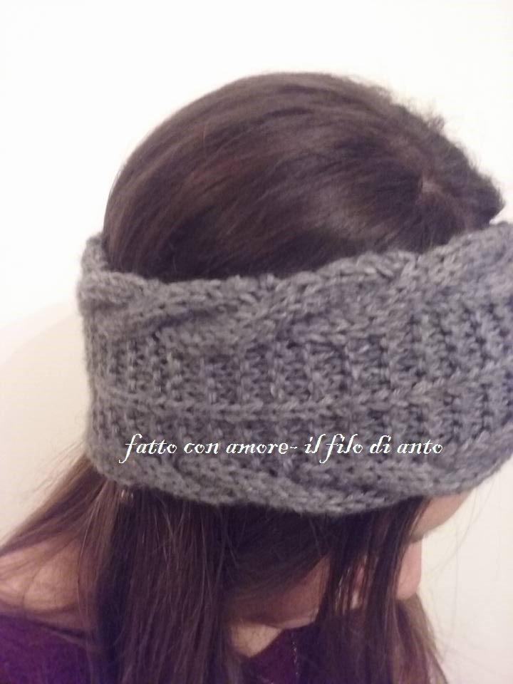 fascia in lana per capelli