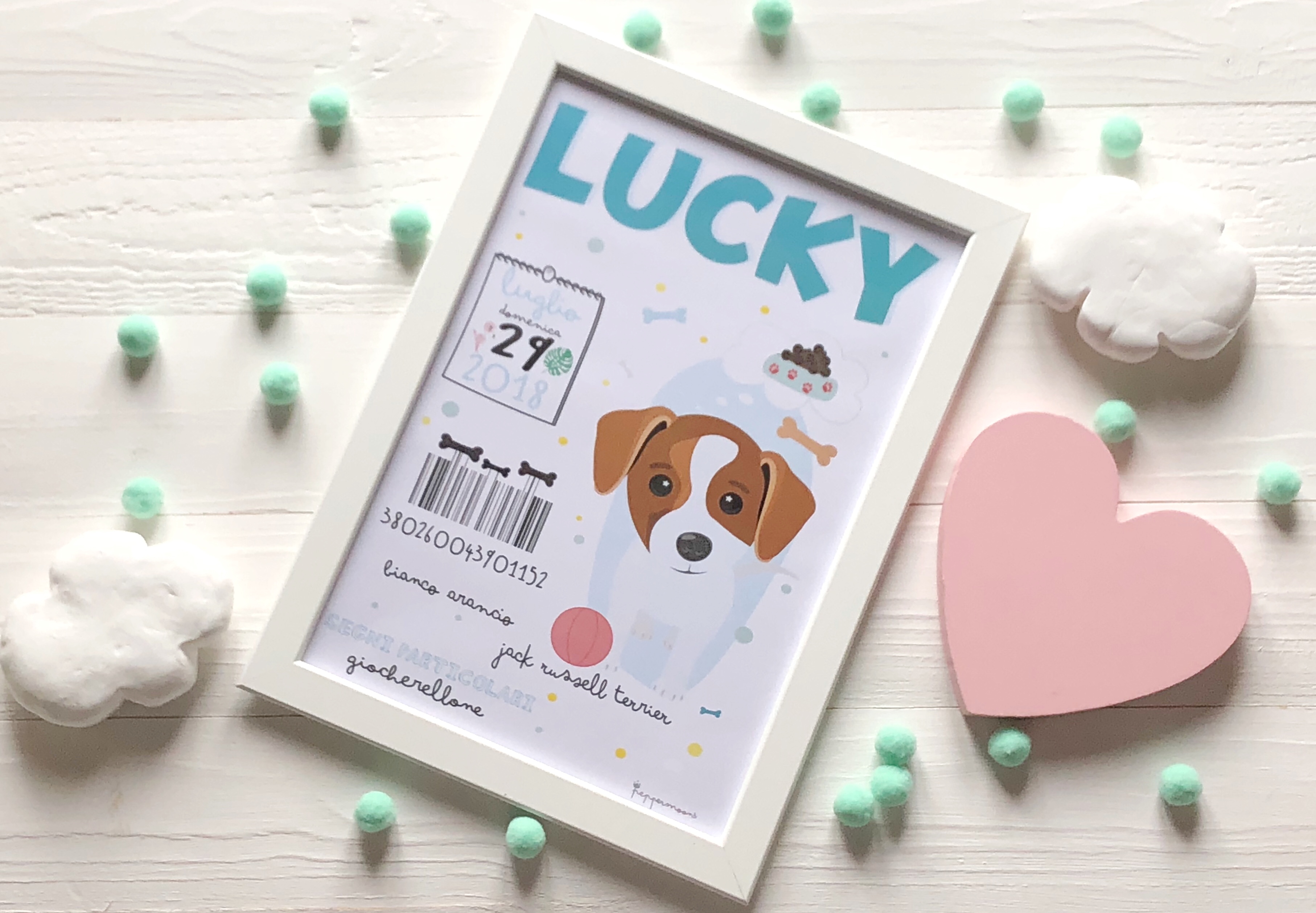 LUCKY E IL SUO POSTER NASCITA LUCKY E IL SUO POSTER NASCITA