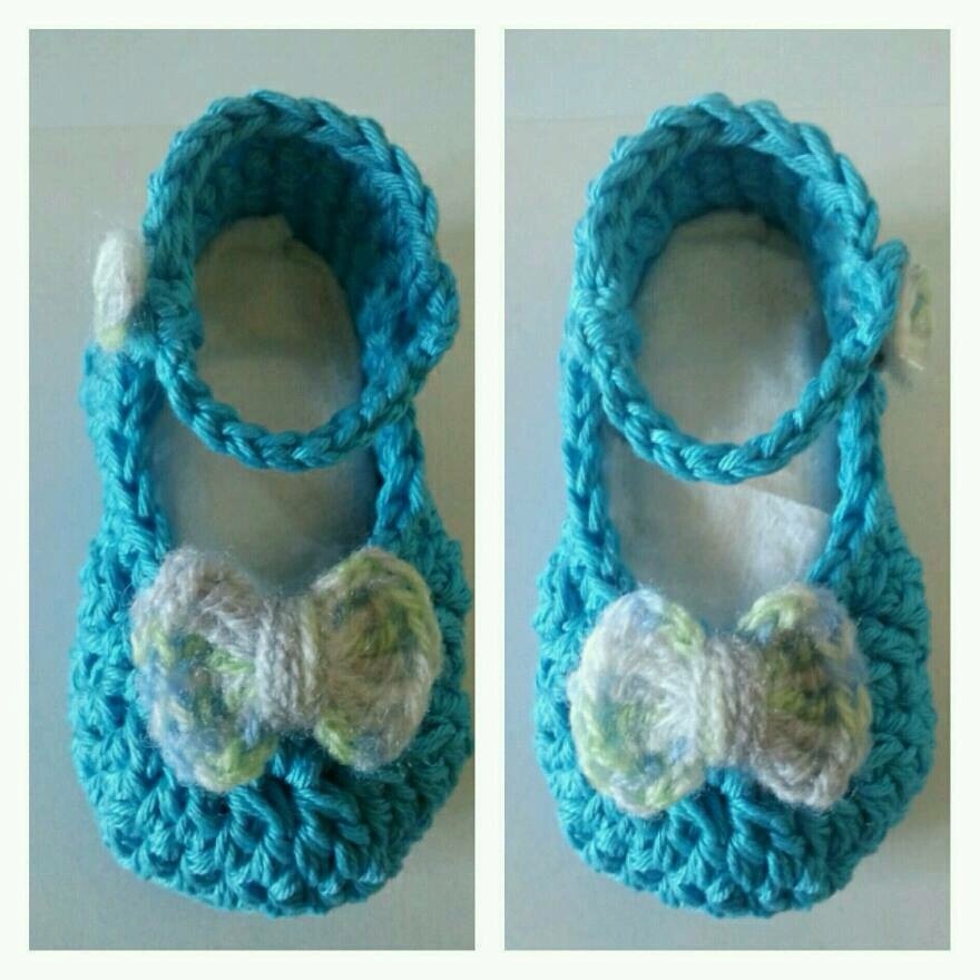 Scarpette a ballerina per neonata realizzate in cotone con uncinetto, neonato portafortuna battesimo 