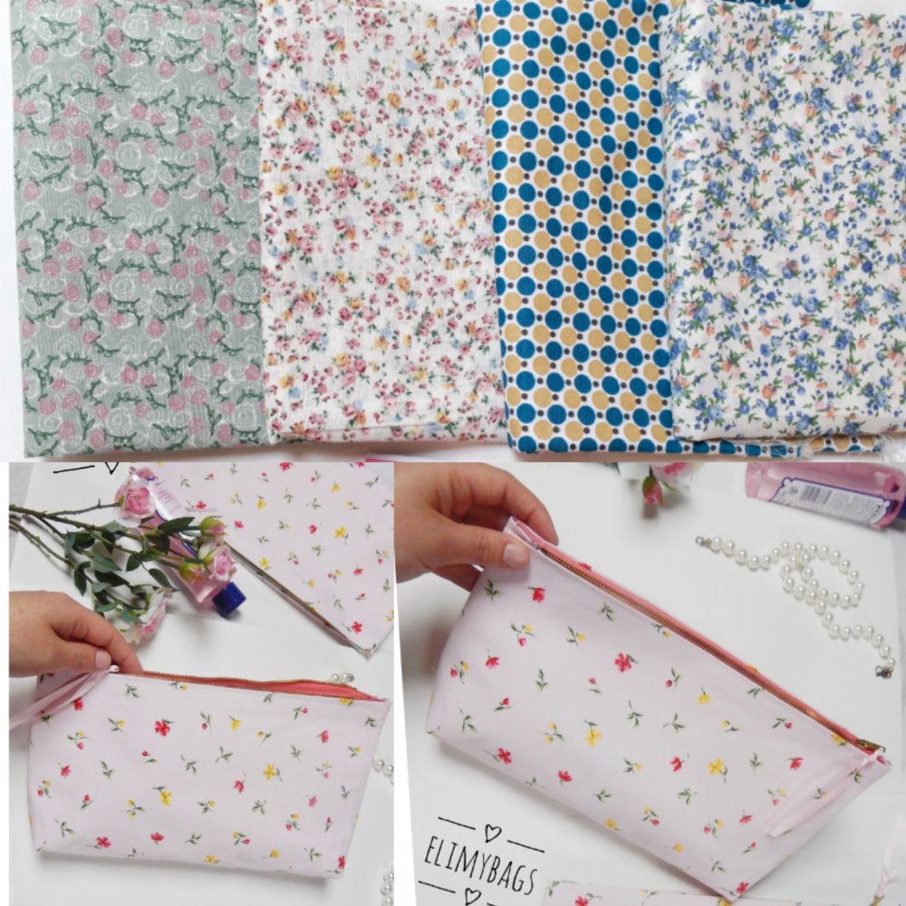 Beauty case o astuccio con zip