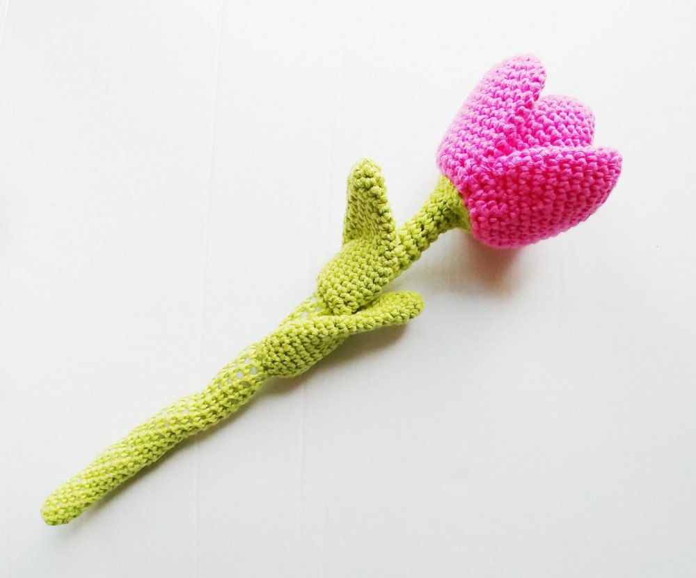 Tulipano uncinetto Idea regalo Festa della Mamma idea bomboniera