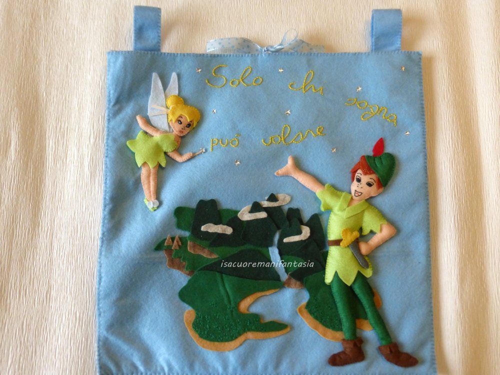 Portapigiamino Peter Pan - Portapigiamino pannolenci