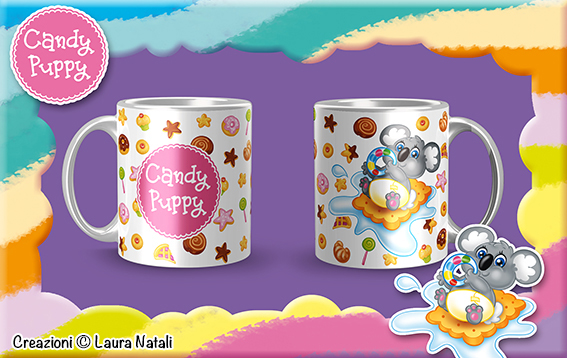 Tazza con Koalino Candy Puppy