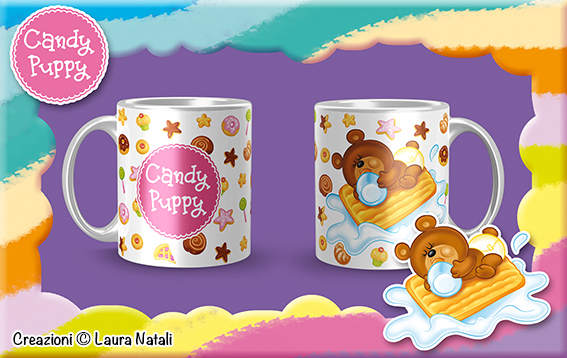 Tazza con Orsetto Candy Puppy
