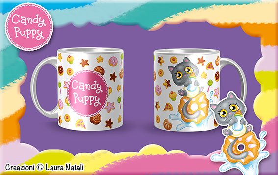Tazza con Micina Candy Puppy