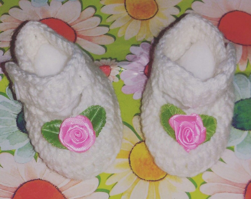 Scarpette uncinetto  crochet cotone 