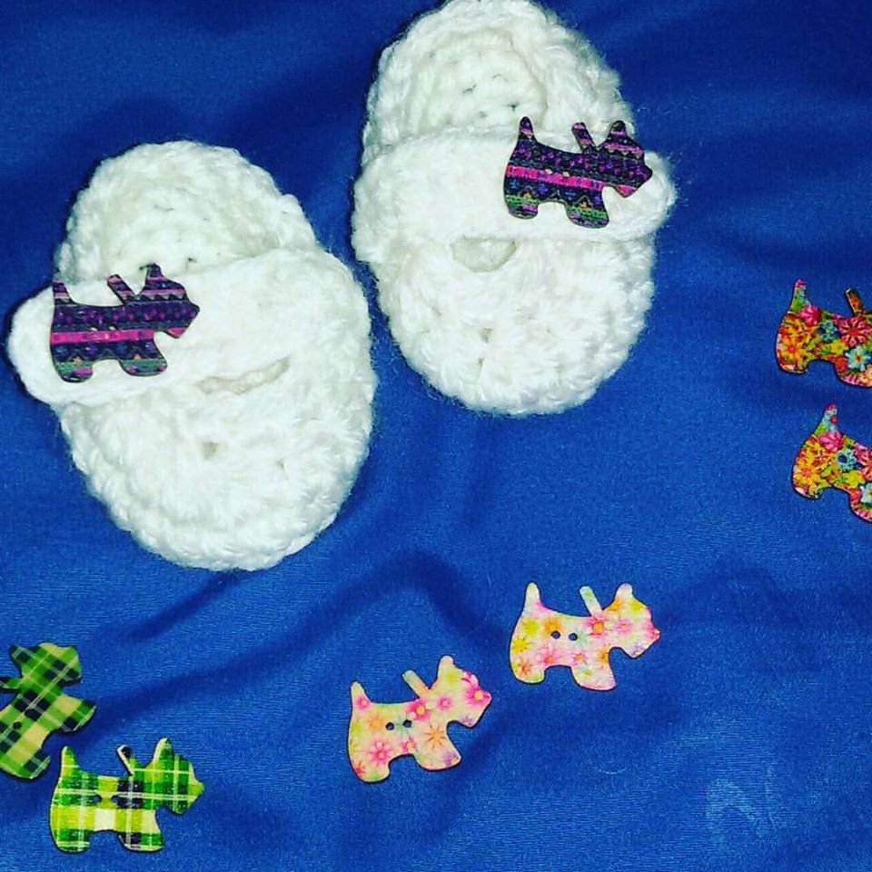 Scarpette uncinetto  crochet cotone 