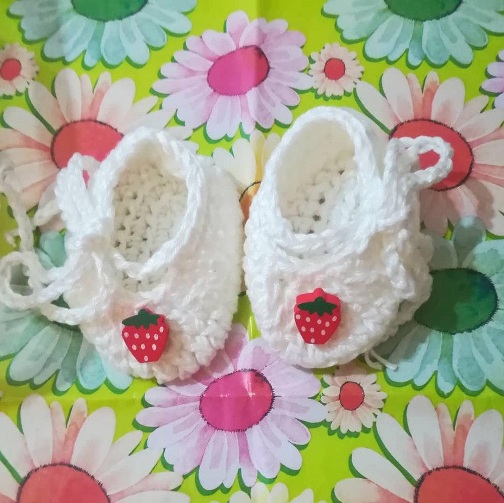 Scarpette uncinetto  crochet cotone 
