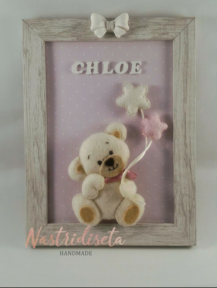 Cornice cameretta bimba personalised nursery decor babyfelt