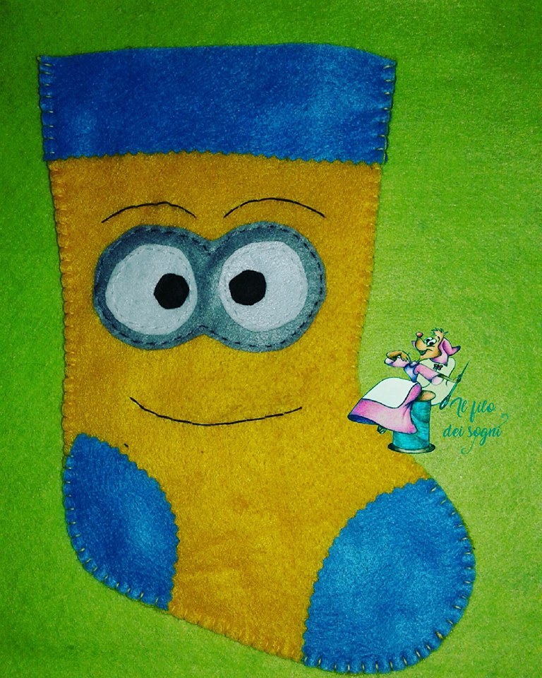 Calza della befana Minion