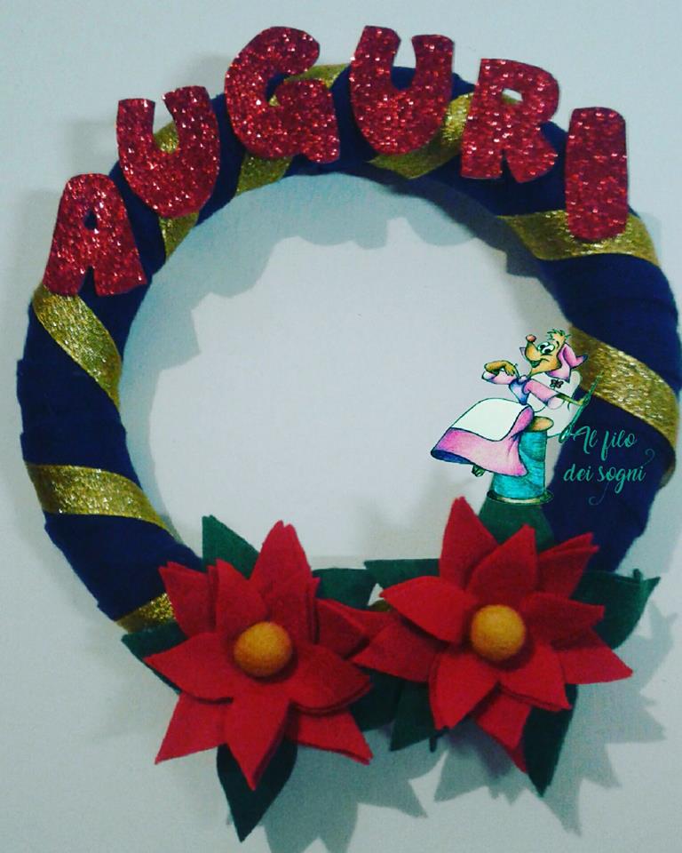 Ghirlanda fuori porta natale