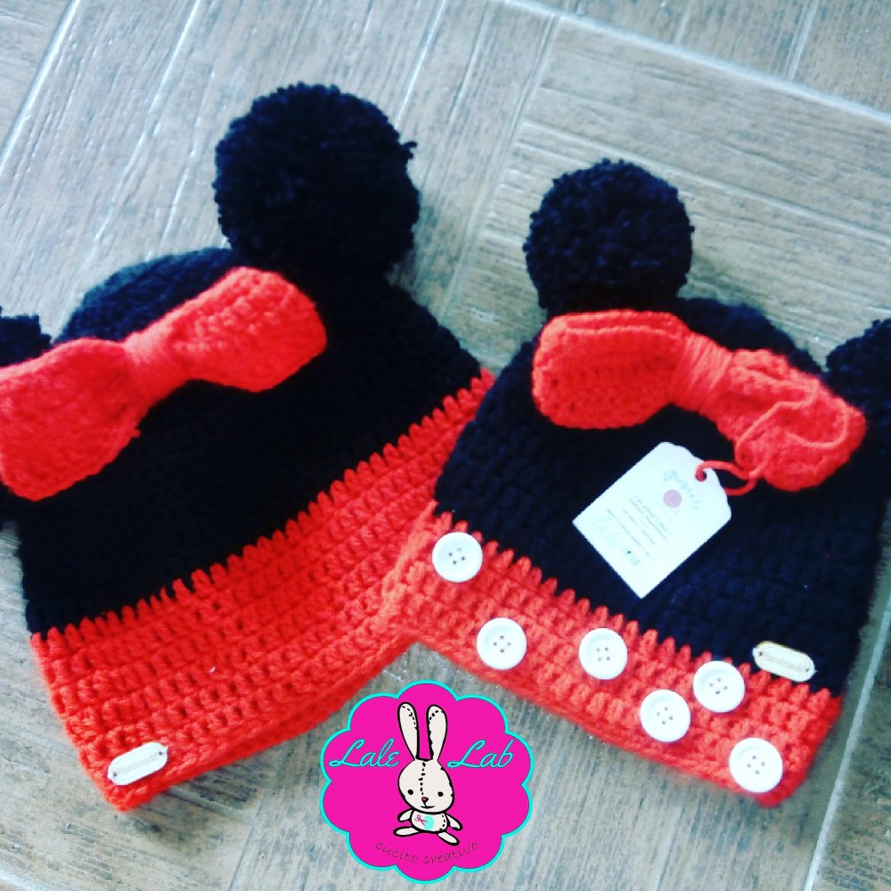 Cappello minnie uncinetto