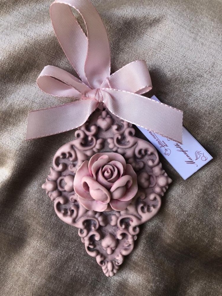 Pendente con rosa