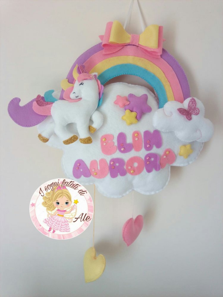 Fiocco nascita unicorno