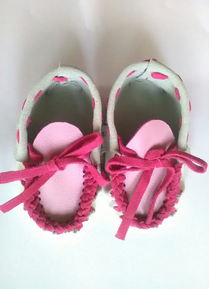 Scarpe neonato/a, scarpine bimbo/a in vera pelle,mocassini fatti a mano