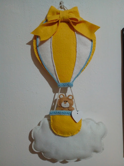 fiocco nascita bimbo mongolfiera  welcome baby